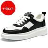 FashionBrand Luxury Elevator Shoes Men Sneakers Height Increasing Shoes Invisible 6CM Heighten Sports Man Taller Lift White Shoes
