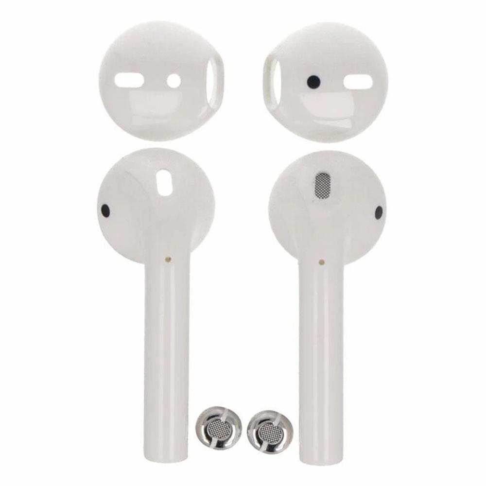 6 шт. внешняя оболочка наушников для Apple AirPods с чехлом для беспроводной зарядки (2019)/AirPods с зарядным чехлом (2019)/(2016),(Без логотипа)