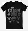 The Clash Unisex Skull Crossbones Black T-shirt, Size S-4XL
