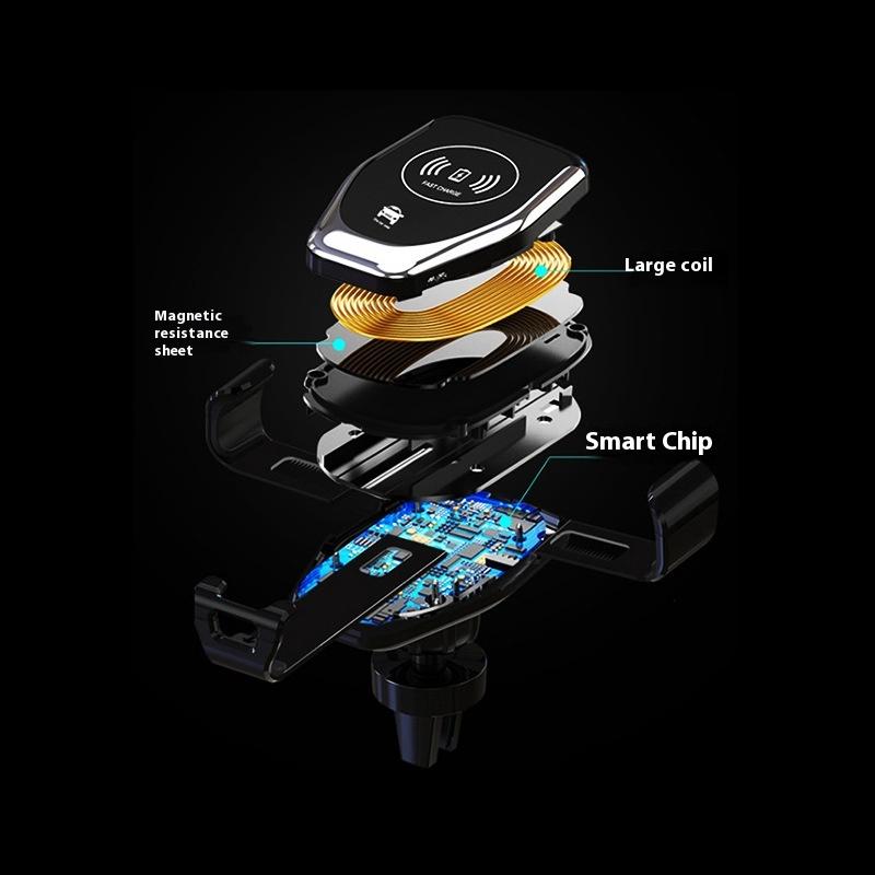 Автомобильное беспроводное зарядное устройство с датчиком гравитации, автомобильное вентиляционное отверстие, держатель для мобильного телефона, зарядка, автомобильное беспроводное зарядное устройство 15 Вт