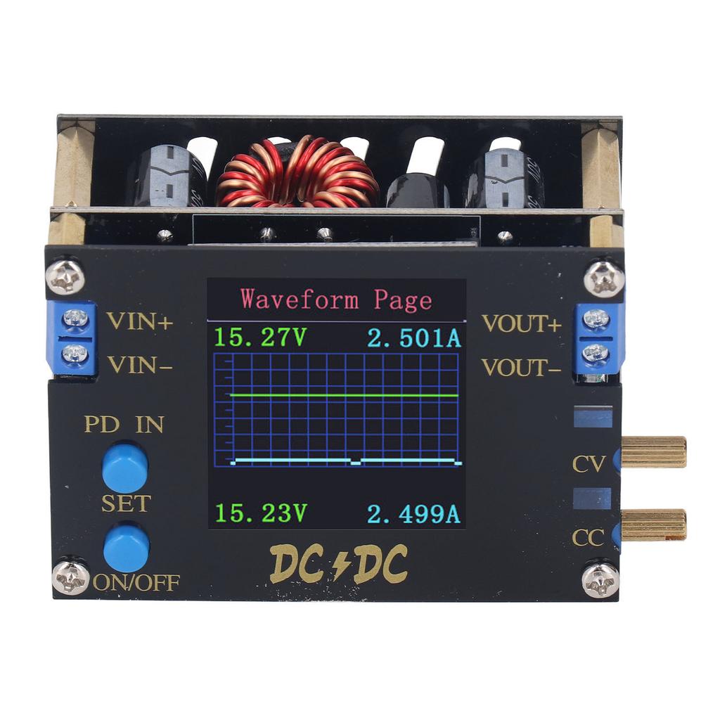 Понижающий повышающий преобразователь постоянного тока с регулируемым напряжением CC CV Модуль питания 7?32В 4А 50Вт