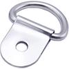 30 Pack Small Steel D-Ring Tie Downs, ExcelFu D Rings Anchor Lashing for Loads on Case Truck Cargo Trailers RV Boats, Silver