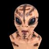 Realistic Alien Mask Creepy Halloween Masks Adult Funny Pattern Latex Mask For Halloween Costume Party Prop
