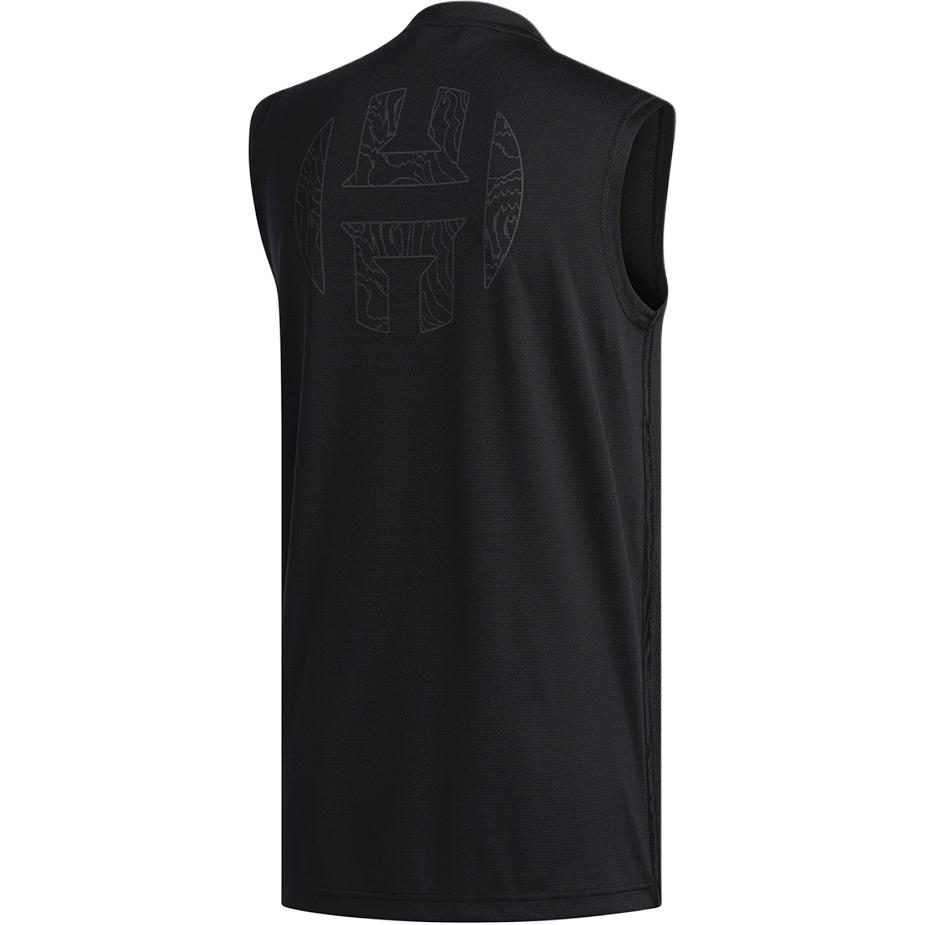 Adidas Пуловер с круглым вырезом и логотипом, спортивный повседневный жилет без рукавов, мужские жилеты, черный цвет DZ0607