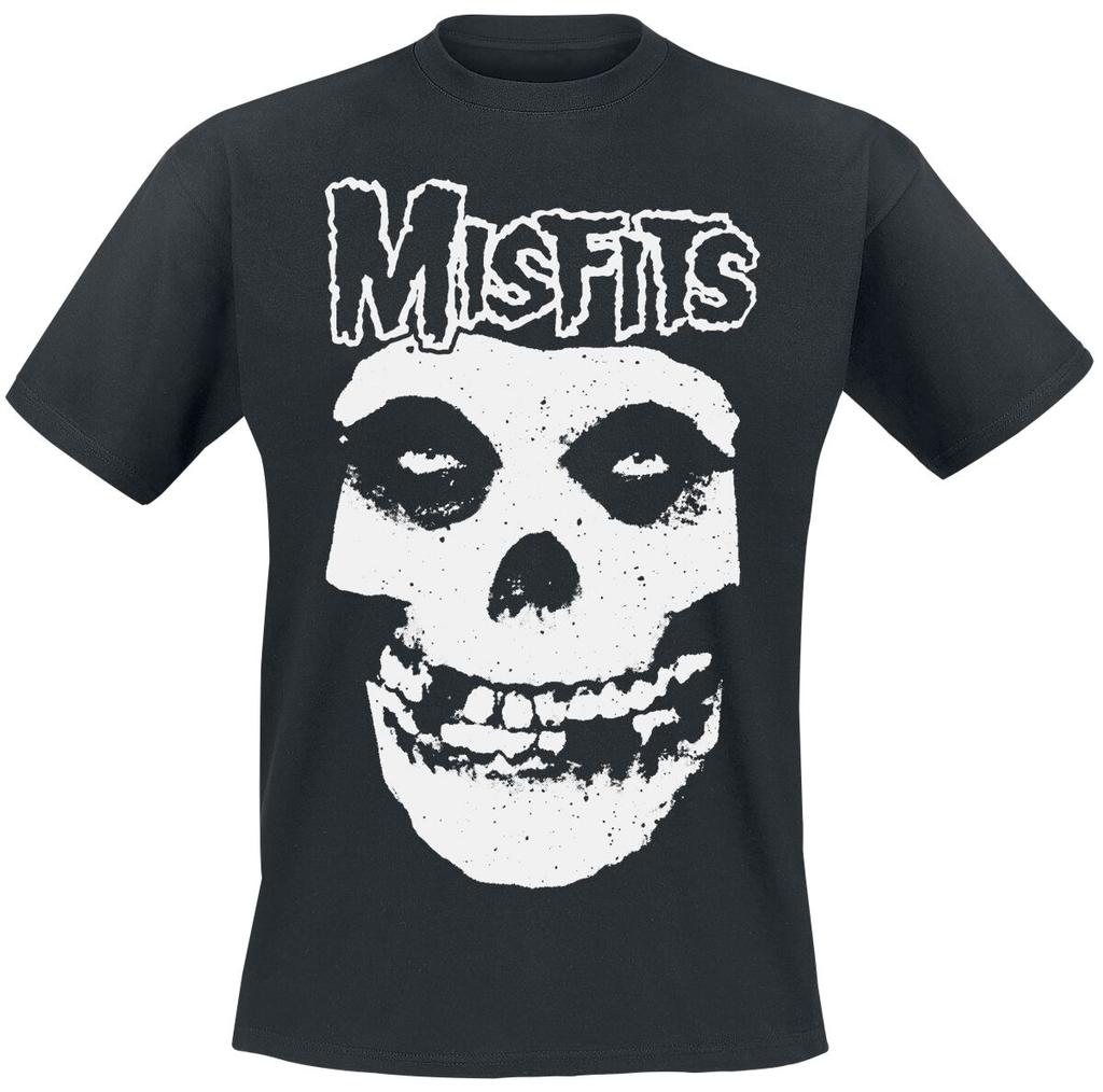 Hot Misfits Cotton Band Shirt Unisex Summer Short Sleeve Fashion Brand Tee Luxury Casual Vintage