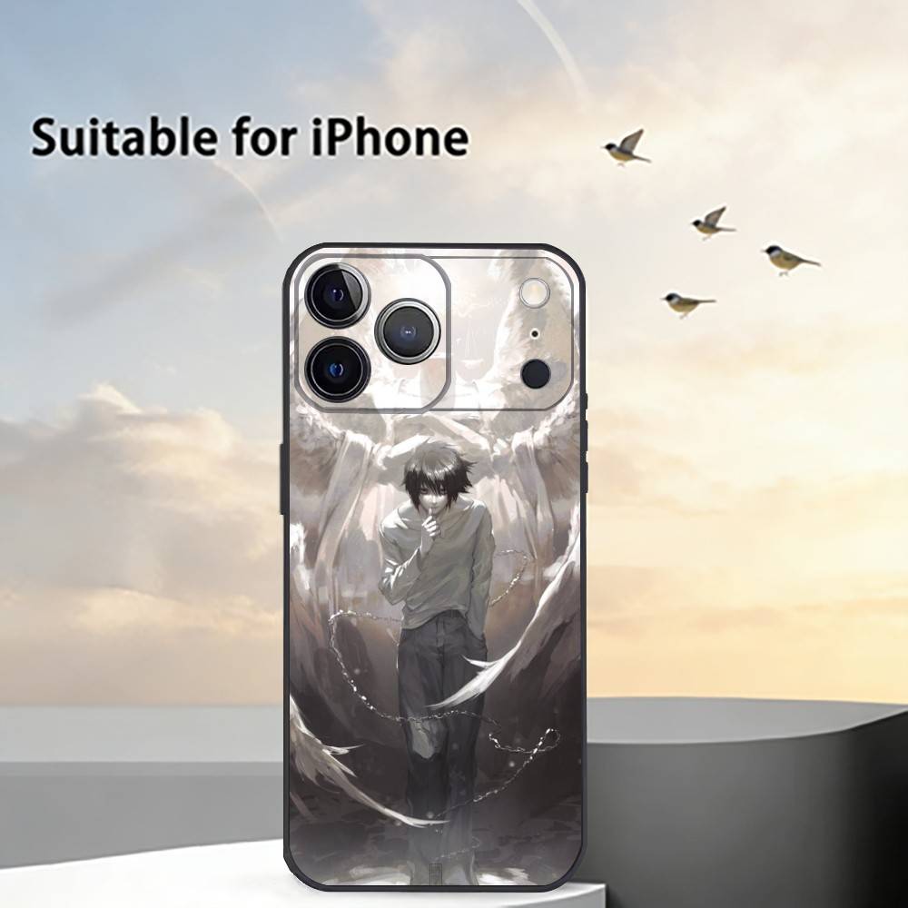 Чехол для телефона с аниме Тетрадь смерти Для iPhone 17, 16, 15, 14, 13, 12, 11 Plus, Pro Max, Другие Мягкий черный чехол