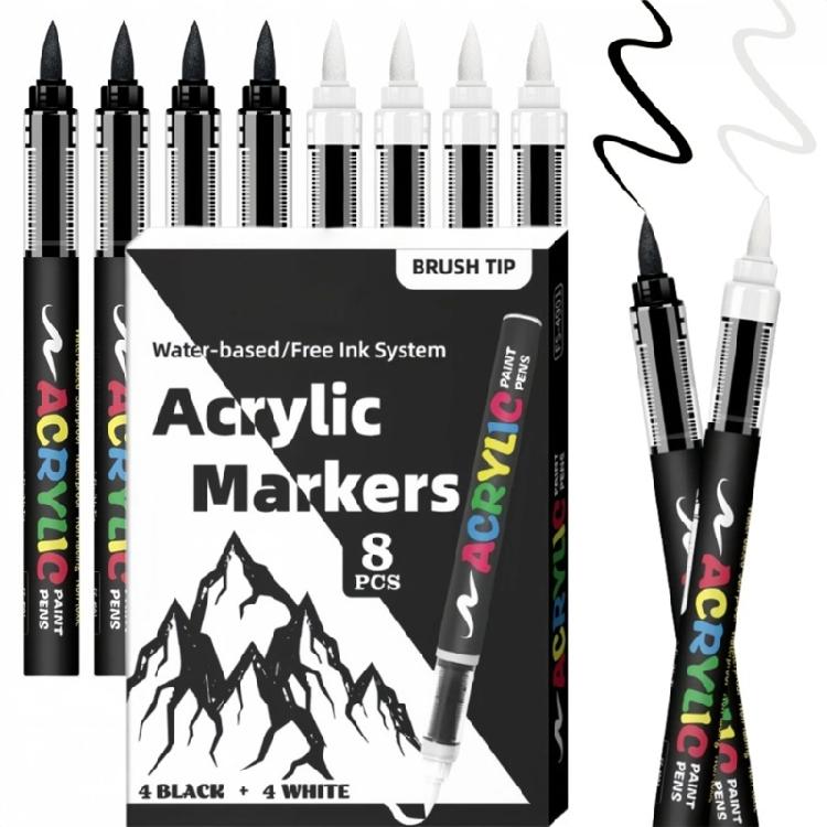 Watercolor Brush Pens Soft Tip Flexible Markers Art Pens Watercolor Pen For Artistic Expression & Handcraft Projects