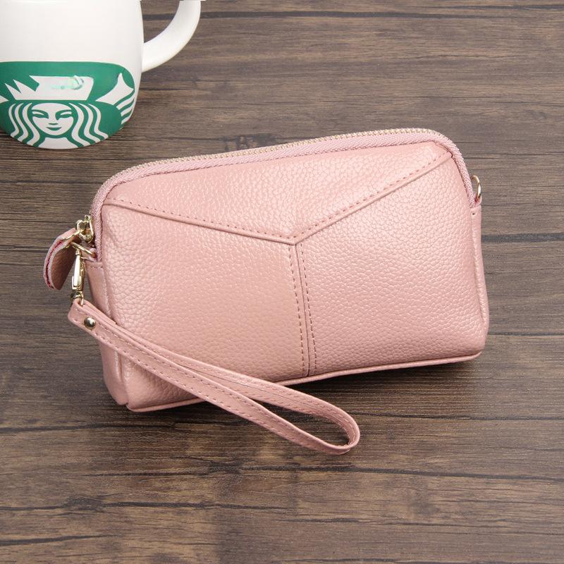 Женские кошельки большой вместимости из коровьей кожи - кошелек-клатч, кошелек для монет и держатель для карт