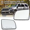 Стеклянная линза зеркала заднего вида для Toyota Sequoia 2008-2017 Для Tundra 2007 2008- Стеклянная линза зеркала бокового вида с подогревом Автомобильные аксессуары