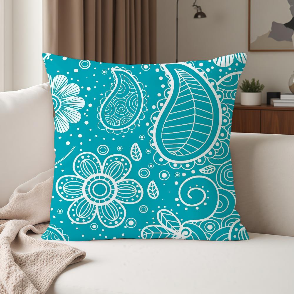 Classic Design PPaisley Pillow Case Suitable For Bedrooms Living Rooms Cars Home Decoration