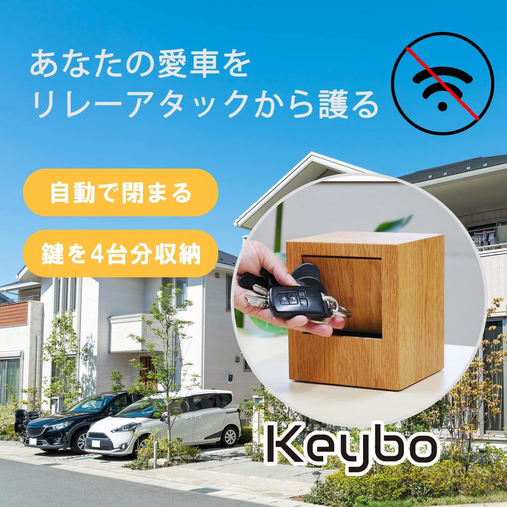 Keybo Smart Key 0.3 Seconds Storage, Relay Attack Prevention Key Case, Large Capacity Radio