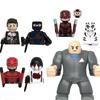 GH0142 Мини-фигурки из фильма «Сорвиголова» Игрушки Кавальерин Пиро Дзен Ковбой Электра X-23 Человек-факел Блэйд Блоки Подарки на вечеринку
