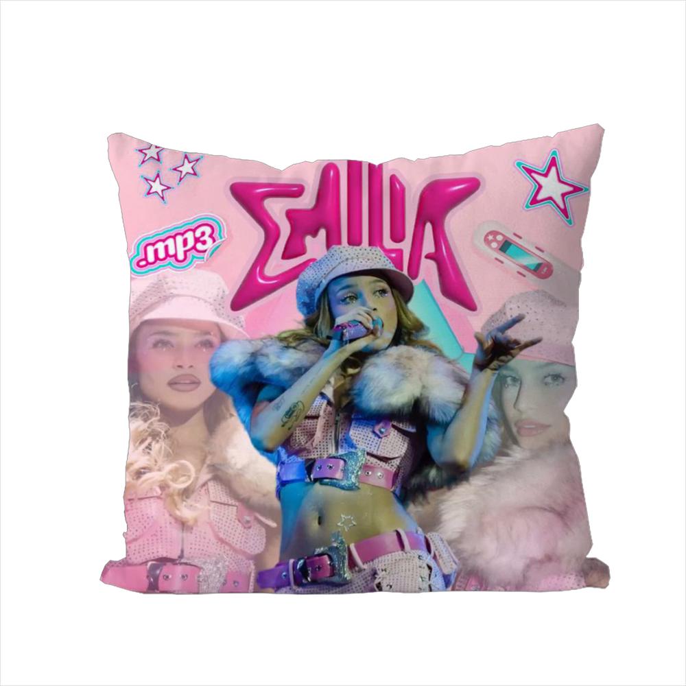 Singer EEmilia Rydberg Pillow Case For Car Sofa Decorative Home Doublesided Print Plush Square Throw Pillow Cushion Cover