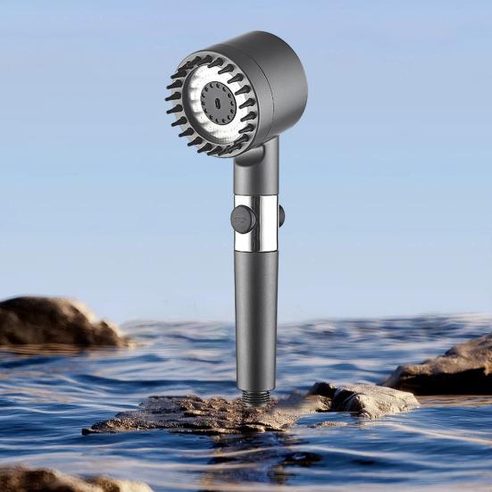 3-режимная ручная душевая насадка высокого давления для расслабляющего душа Силиконовые насадки для душа с фильтрацией