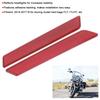 2 Reflector Stickers Reflective Decals Reflective Stickers Waterproof Safety Warning Stickers for Touring FLT FLHT 2014-2017 (Red)