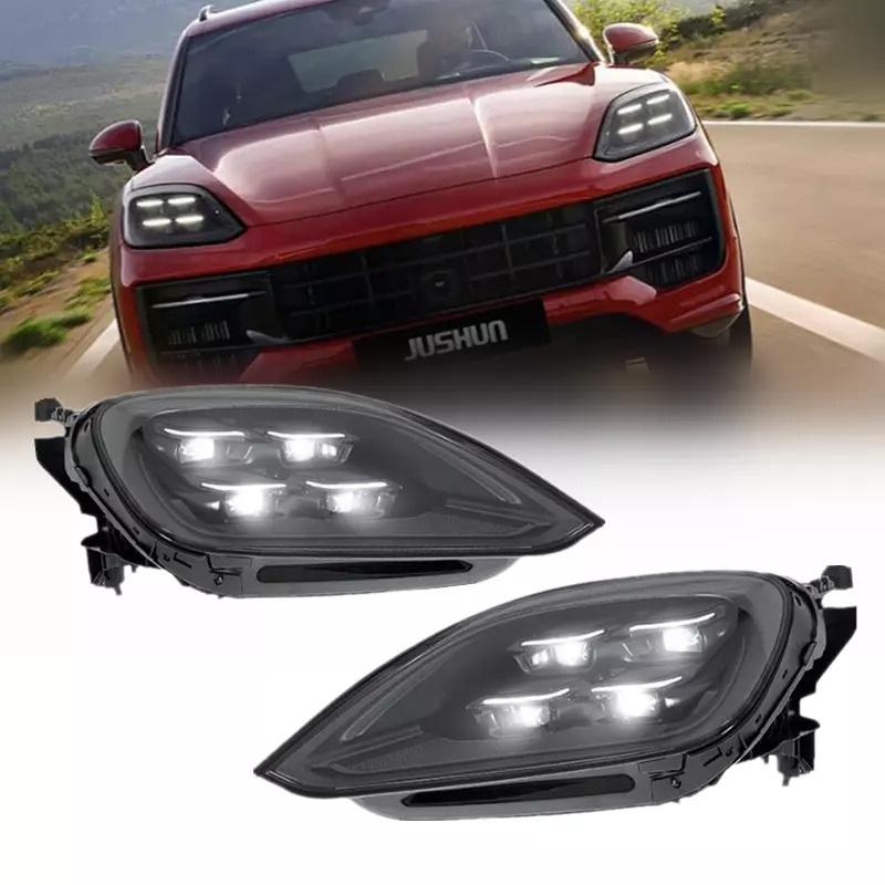 Передние фары (для 2024-2025, 2 шт) для Porsche Cayenne 2018- гг