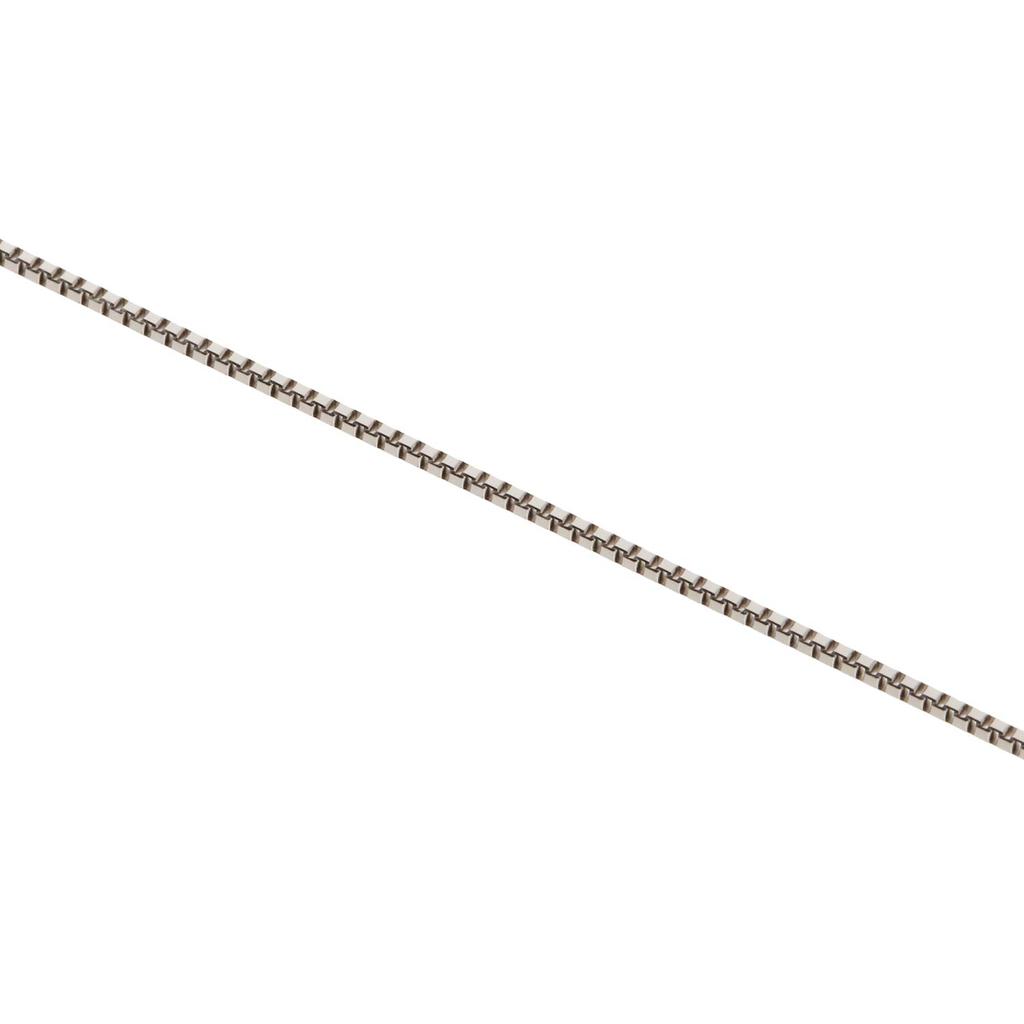 Платиновое ожерелье Pt850 Венецианская цепочка-регулятор ширины [Fairy Kallet] (Слайд 0,7мм 45см)