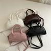 2025 New Handbag Niche Design Boston Bag Handbag Small Square Bag Messenger Bag Women