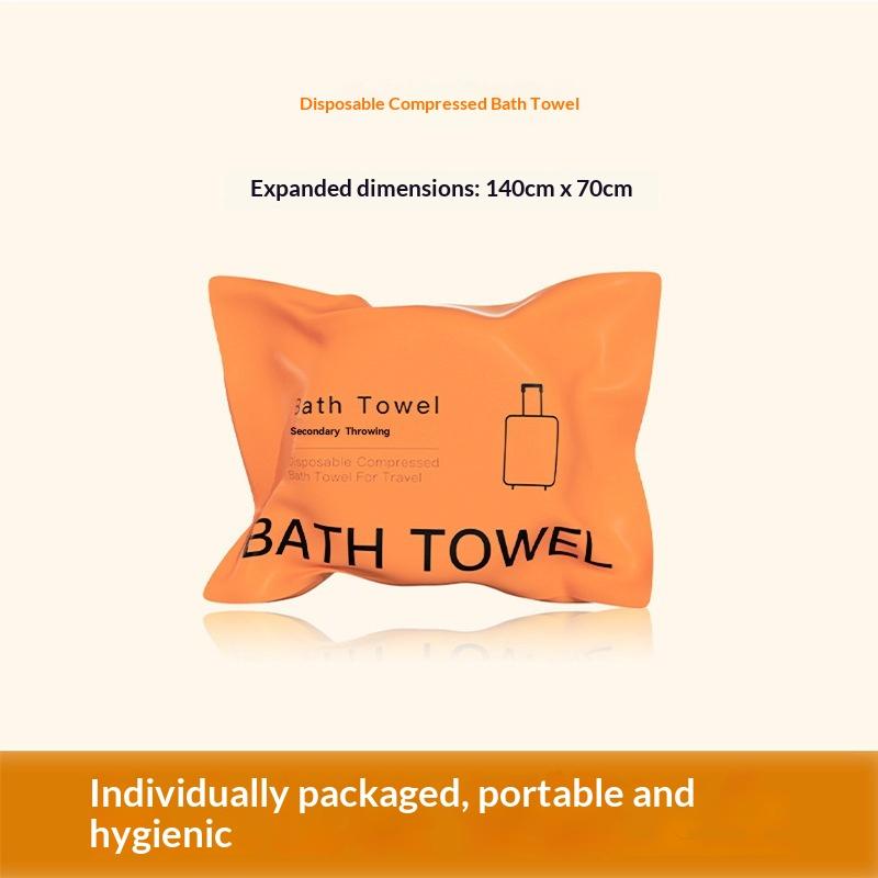 70x140cm Thickened Compressed Disposable Bath Towel Large Quick-Drying Travel Essential