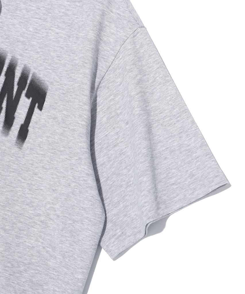 RAYFIKERS Amusement Typing Hoodie Short Sleeve Mq7Tu442_Melange Grey
