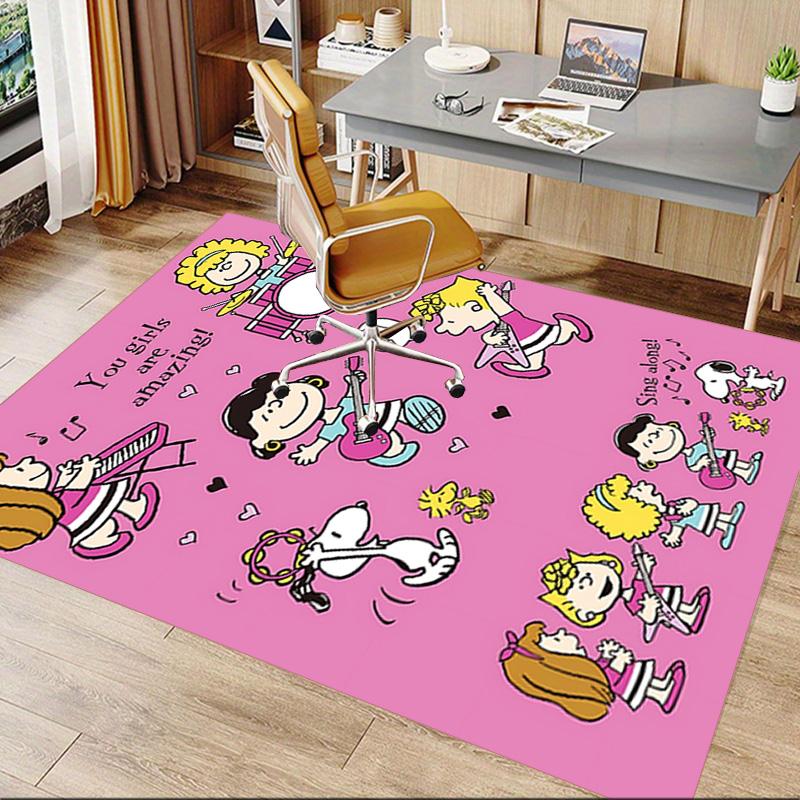 1pc Peanuts Band Performance Carpet for Playroom Bedroom Living Room Sofa Home Decor,kids Game Area Rug Non-slip Floor Mat Y7308