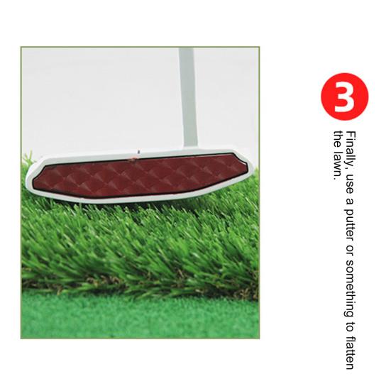 Golf Divot Tool Green Bamboo Fork Golf Alignment Ball Marker Golfing Divot Fixer Tool Wood Golf Accessories for Men