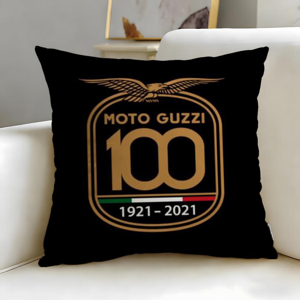 Классический мотоциклетный бренд Moto Guzzi Наволочка Мягкая Легко стирается Универсальная для Дивана Кровати Путешествий и Офиса