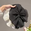 Oversized Chiffon Hair Rope Loop Headband Elegant Solid Color Elastic Hairband Rubber Bands Scrunchies Korean Hair Accessories