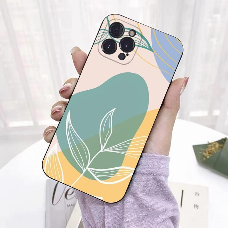 Чехол для мобильного телефона Apple iPhone16Plus, акварельная краска, мозаичный чехол для мобильного телефона, окрашенный анти-падения, Huawei анти-падения.
