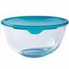 Synergy Trading PYREX Heat-Resistant Glass Bowl with Lid, Microwave-Safe, Clear, 2.0L (PRX0007)