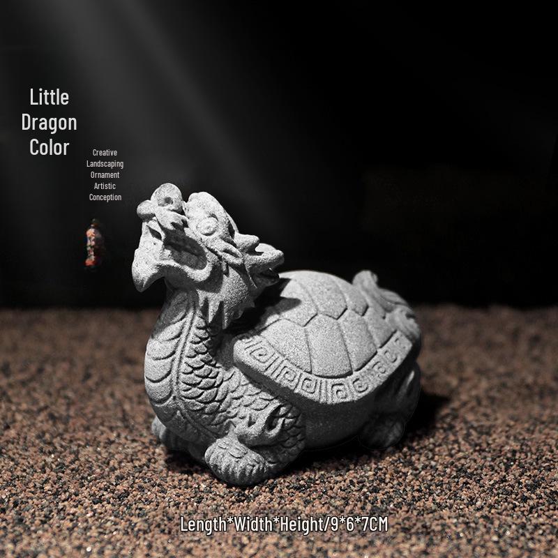 Китайская статуя Будды из песчаника - Декор для внутреннего сада и аквариума