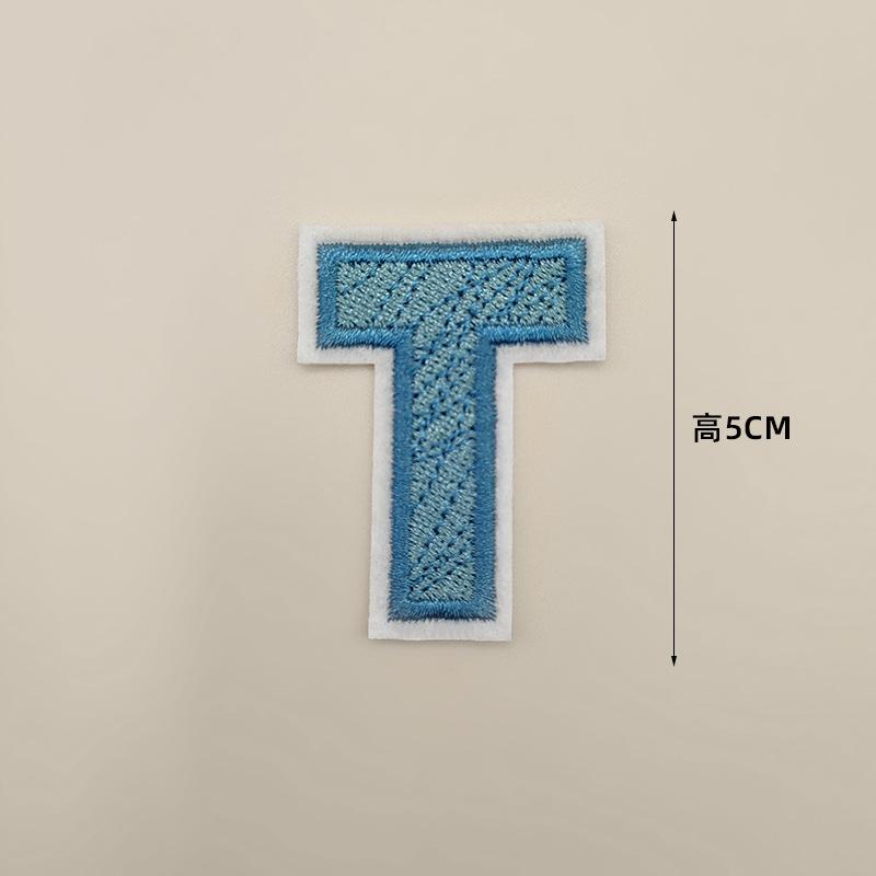 26 шт. цветных термоклеевых нашивок с буквами, вышитых патчей AZ, аппликация на одежду, платья, шляпы, носки, джинсы, аксессуары для самостоятельного изготовления