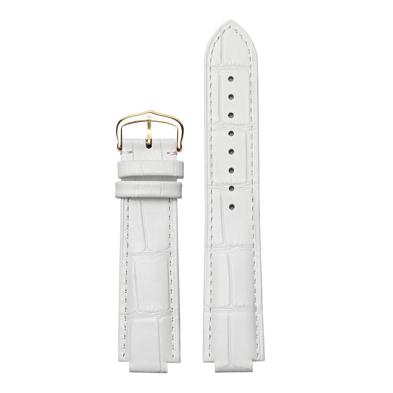 Синий воздушный шар водонепроницаемый ремешок для часов из натуральной кожи для мужчин и женщин - высококачественная коровья кожа, выпуклый интерфейс