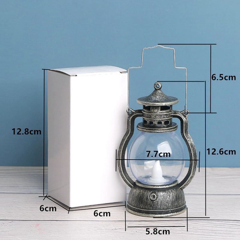 Party Party Supplies Ornament With Hanging Christmas Decoration Oil Lamp Pony Lantern Led Light