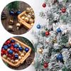 6cm 24pcs Christmas Ball Tree Decor Ball Bauble Gold Silver Plastic Hanging Ball Ornaments Decorations for Home New Year Navidad