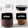 360/900Pcs Chalkboard Labels Removable Food Storage Jar Labels Reusable Blackboard Stickers for Kitchen Food Container