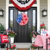 Independence Day Garland Door Hanging Fabric Home Decor Garland Hanging Tag