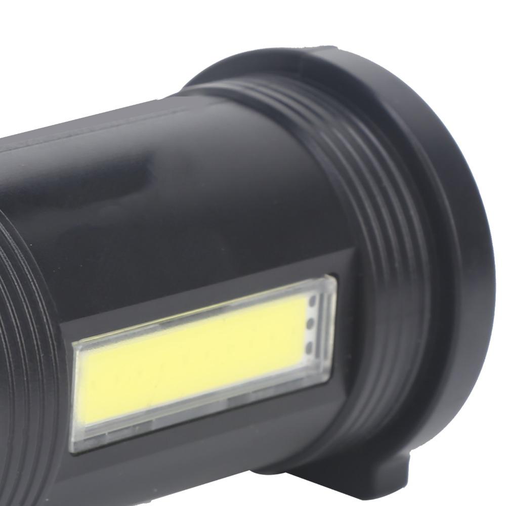Durable High Lumens LED Flashlight 4 Lighting Modes With Sidelight LongRange Flashlight Strong Light Flashlight Hiking