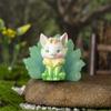 Shanhai Fox Ornament Cartoon Nine-Tailed Fox Resin Crafts Desktop Ornament Decorative Toys