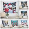 Christmas New Year Snowman Pattern Tapestry Living Room Sofa Home Decor Tapestry