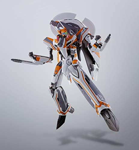 TAMASHII NATIONS DX Chogokin Macross Delta VF-31E Зигфрид (Машина Чака Мустанга) приблизительно. 180 мм ABS и ПВХ литая подвижная окрашенная фигурка