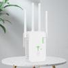 Беспроводной WiFi-повторитель с 4 антеннами, усилитель WiFi-сигнала, двухдиапазонный 5 ГГц/2,4 ГГц, 3 режима, широкое покрытие для дома, отеля