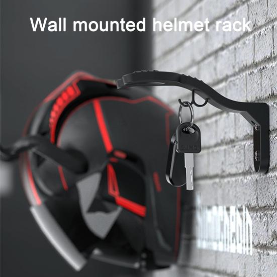 Крючок для мотоциклетного шлема, настенное крепление, держатель для хранения, вешалка для шлема, подставка для мотоциклетного снаряжения, курток, головных уборов