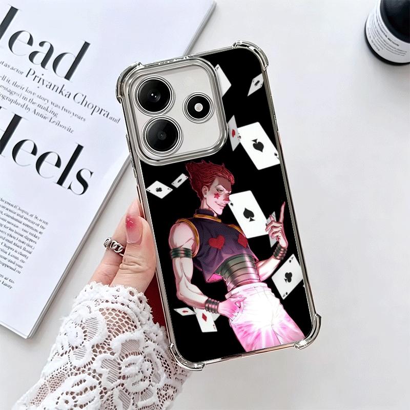 Чехол для телефона Hunter X-Hunters Hisoka Мягкий для Xiaomi Redmi Note 14 15 Pro Plus 13 12 11S 11T 5G 10 9S 9 Покрытие Защита от падения Fundas