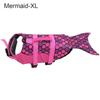 Swimsuit Harness Vest Dog Life Jacket Pet Safety Clothes Mermaid Shark Puppy Surf Saver Coat
