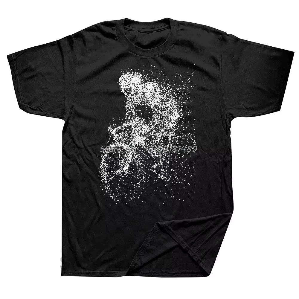 Футболка с изображением горного велосипеда в стиле ретро, летняя, мужская, с коротким рукавом, для любителей велоспорта, мне нравится пиво и велоспорт, а может быть, и 3 человека, велосипедные топы