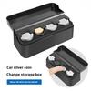Car Coin Box Convenient Car Change Holder Organizer Compact Durable Coin Storage Container