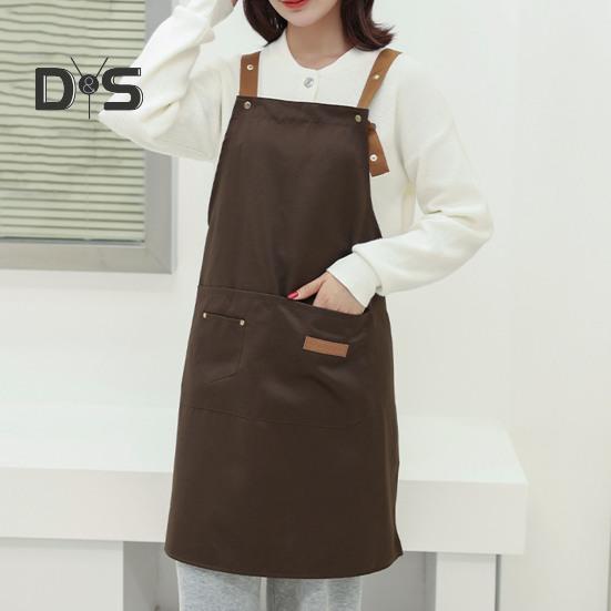 Kitchen Apron with Pocket Adjustable Strap Design Waterproof Anti-fouling Cleaning Apron Cooking Pinafore Kitchen Supplies