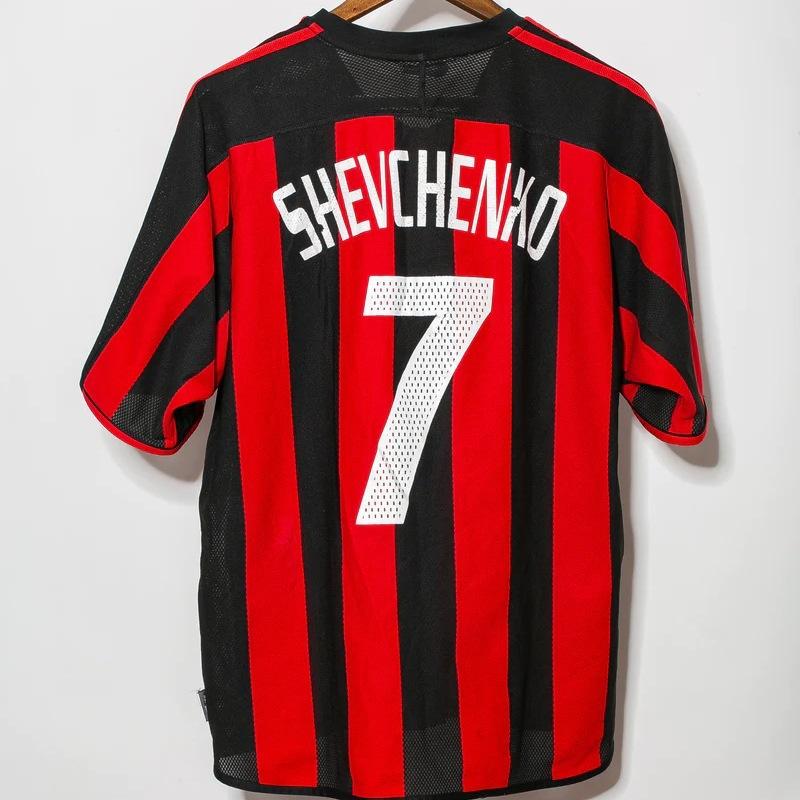 Vintage jersey 0607AC Milan No. 22 Kaka national team Brazil France Portugal short-sleeved home and away jersey