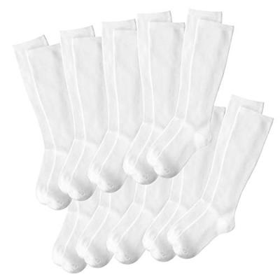 Компрессионные гольфы для беременных, размеры, 10 пар 9000640A носки, набор 10 пар, женские, 23-25, белые, (Х 1)